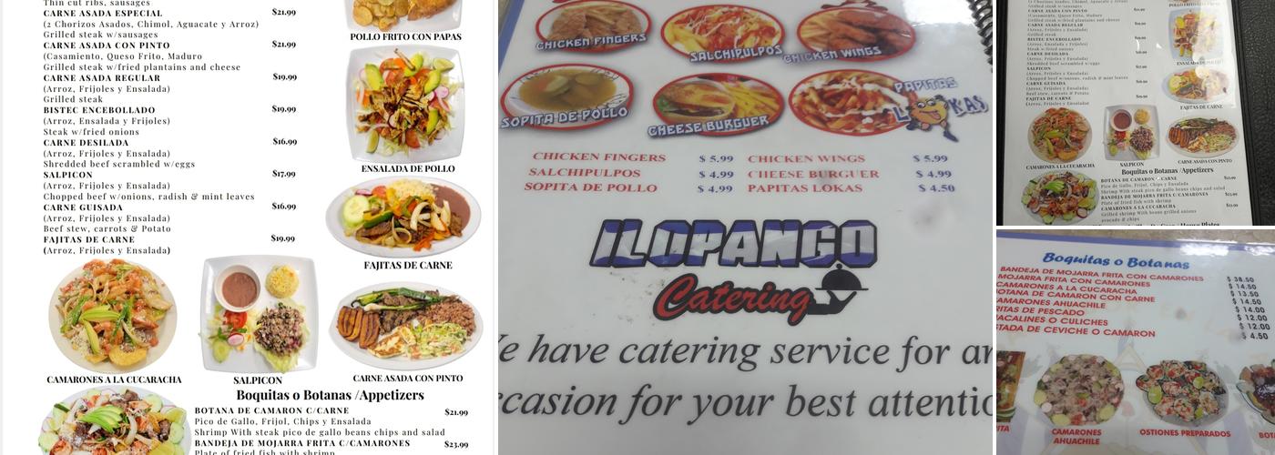 Ilopango Salvadorean Grill Menu