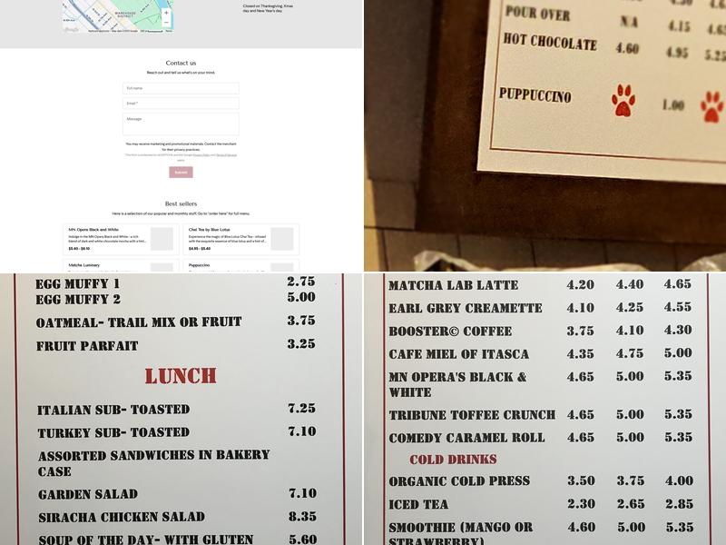 In The Loop Coffee Co. Menu