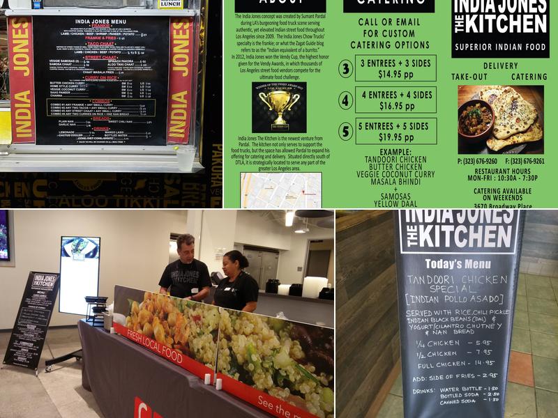 I Jones Catering Kitchen Menu