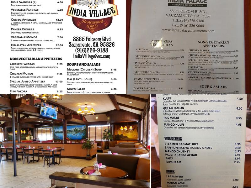 India Village Menu