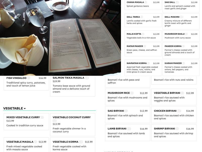 La India’s Clay Pit Silver Lake Menu