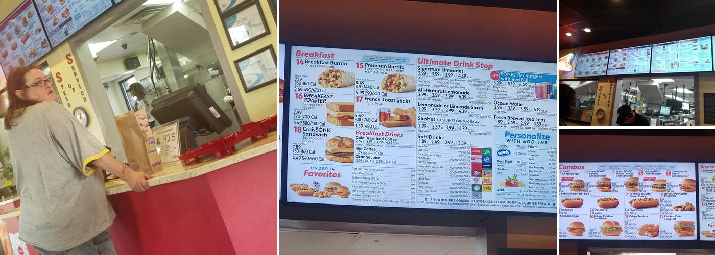 Sonic Drive-In Menu
