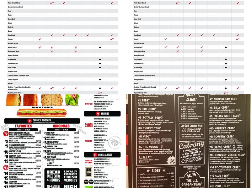 Jimmy John's Menu