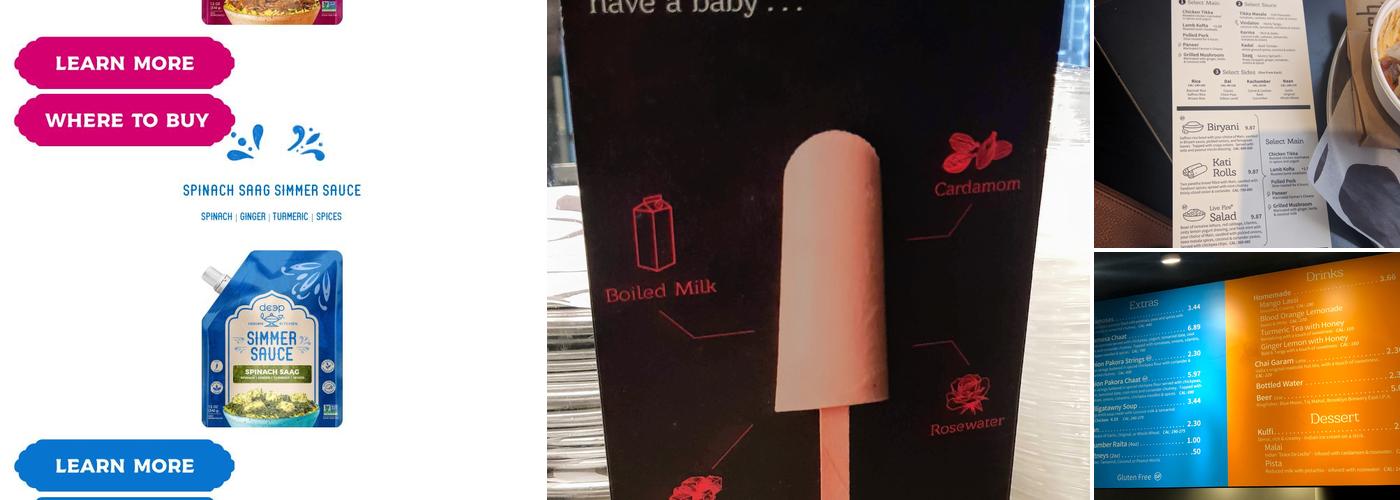 Deep Indian Kitchen Menu