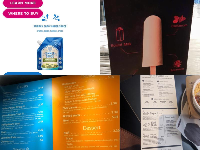 Deep Indian Kitchen Menu