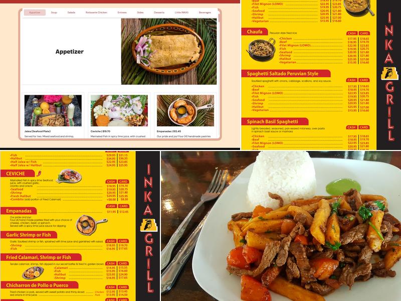 Inka Grill Menu