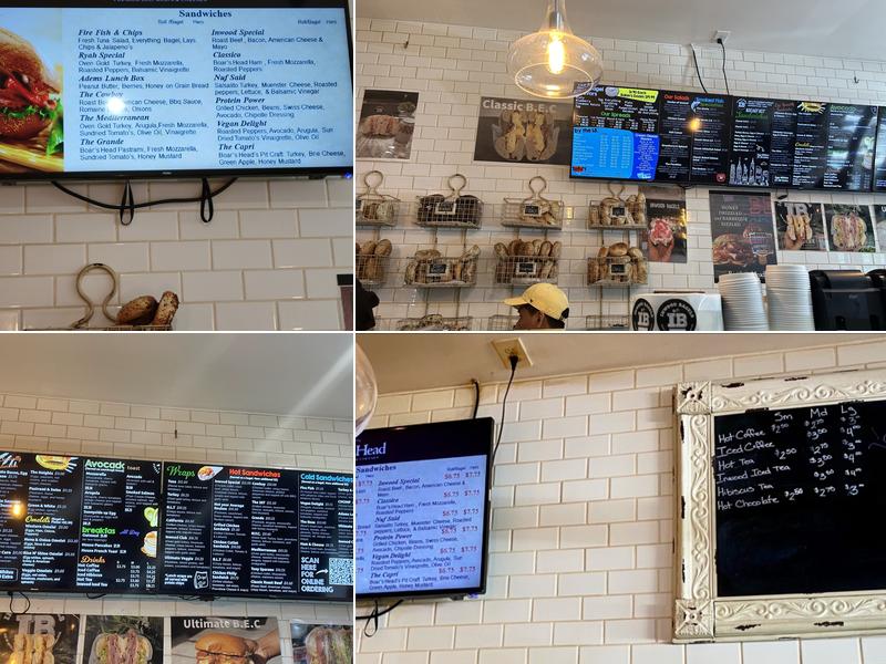 Inwood Bagels Menu