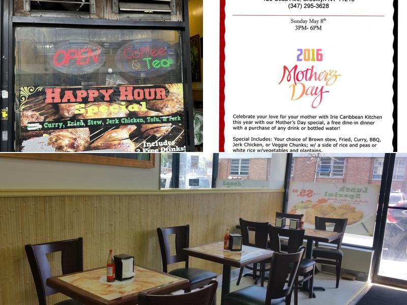 Irie Menu