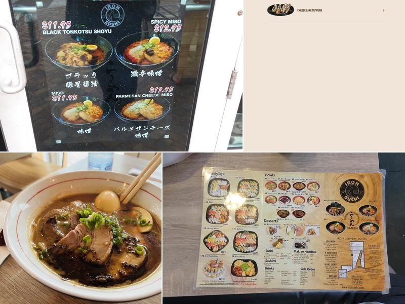 Iron Sushi Menu