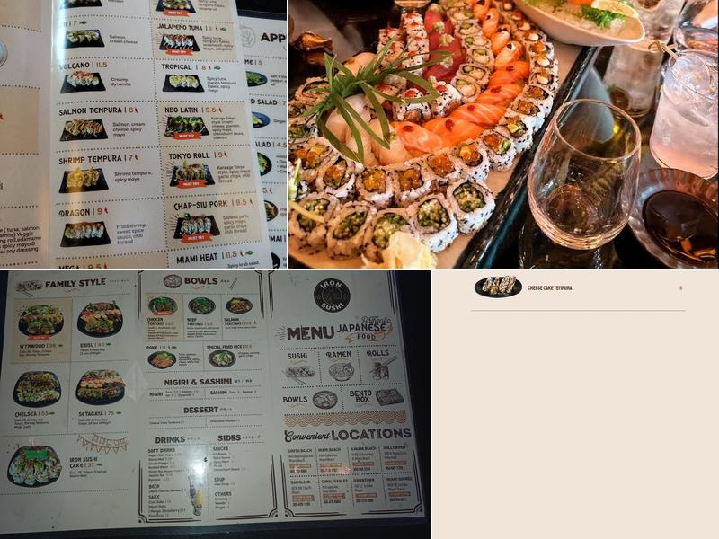 Iron Sushi Menu