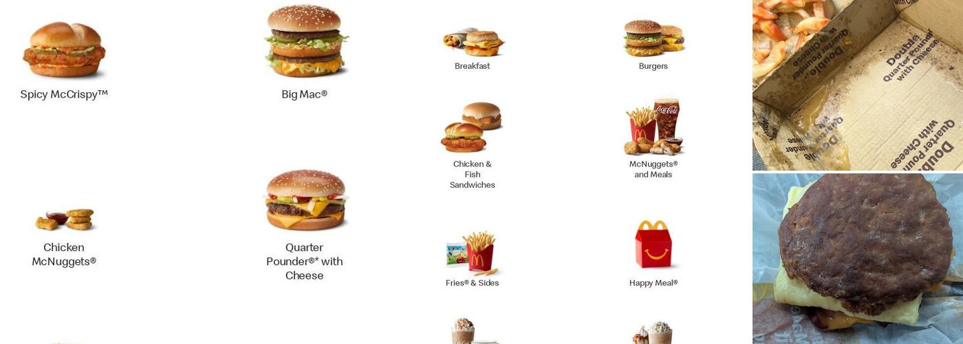 McDonald's Menu