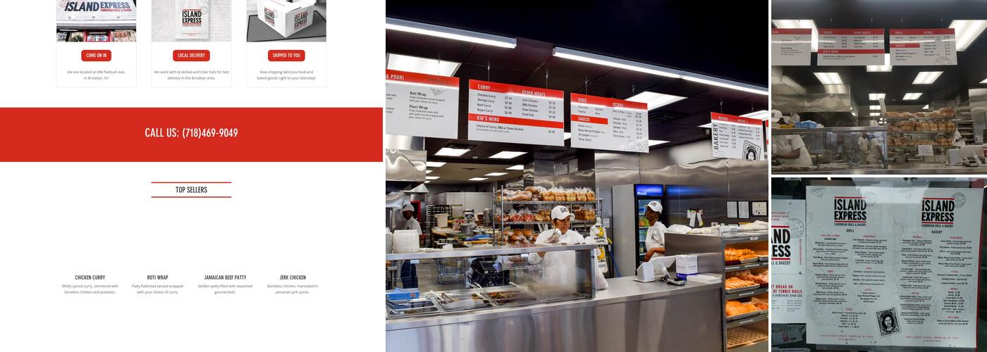 Island Express Menu