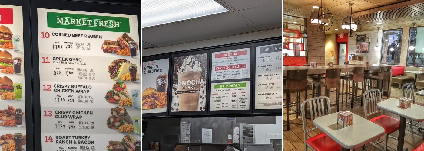 Arby's Menu
