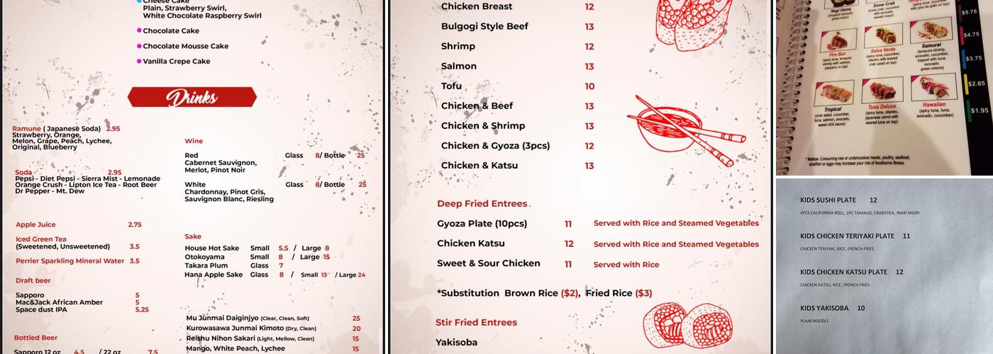 iSushi Menu