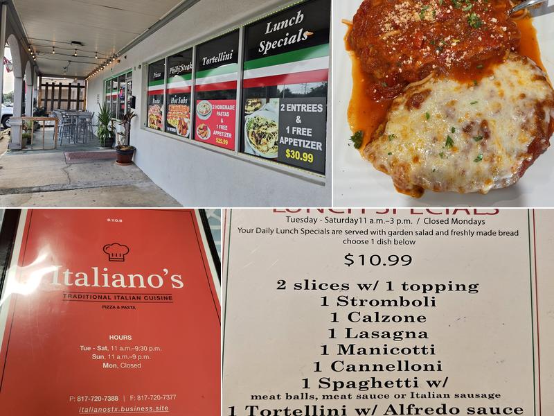 Italiano's Restaurant Menu