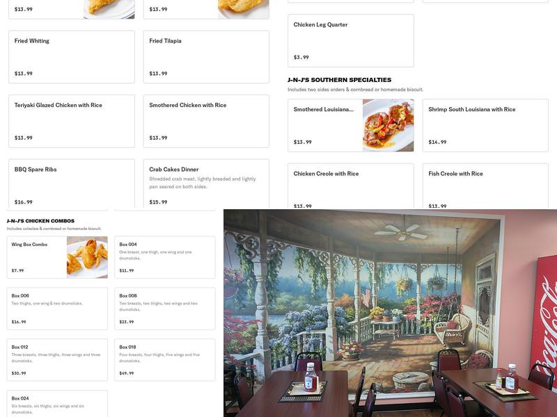 J-N-J Southern Kitchen Menu