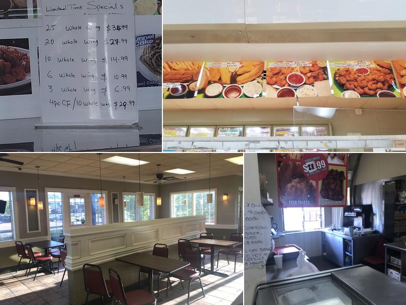 J R Fish & Chicken Menu