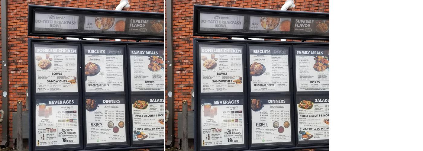 Bojangles Menu