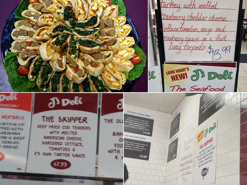 J's Deli Woonsocket Menu