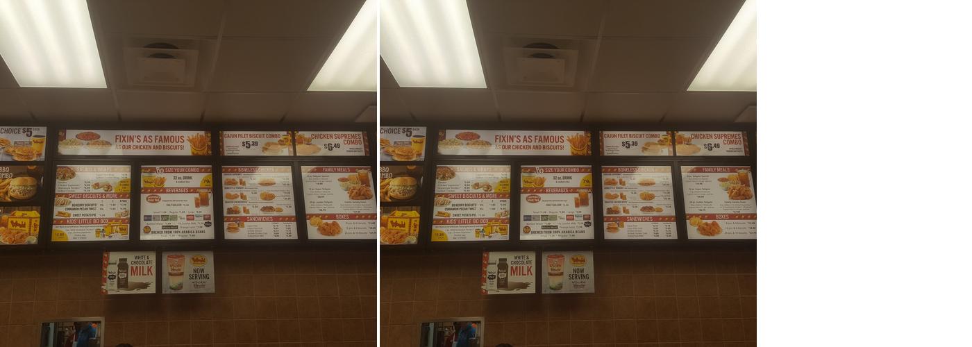 Bojangles Menu
