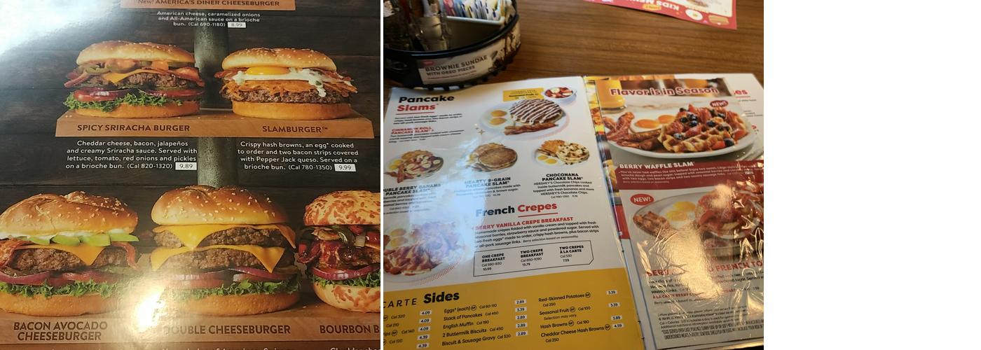 Denny's Menu