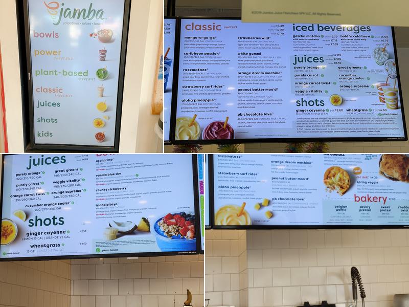 Jamba Menu