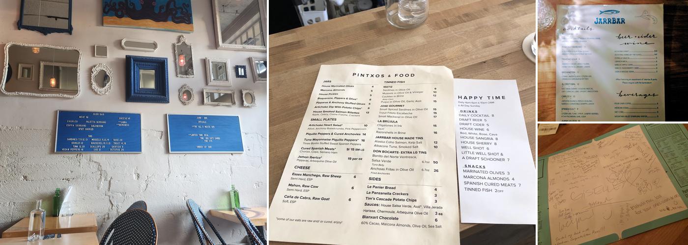 JarrBar Menu