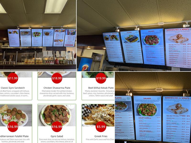 Jasmine Kitchen Menu