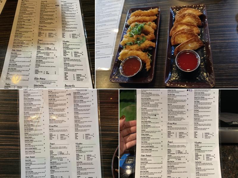 Jasmine's Thai & Sushi Menu