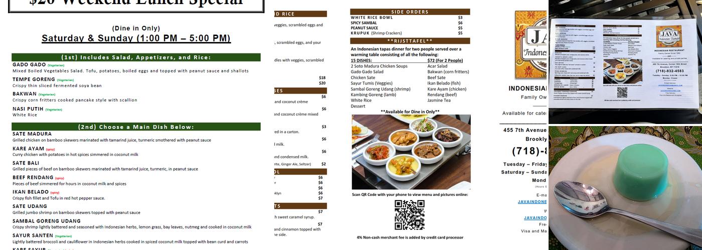 Java Menu