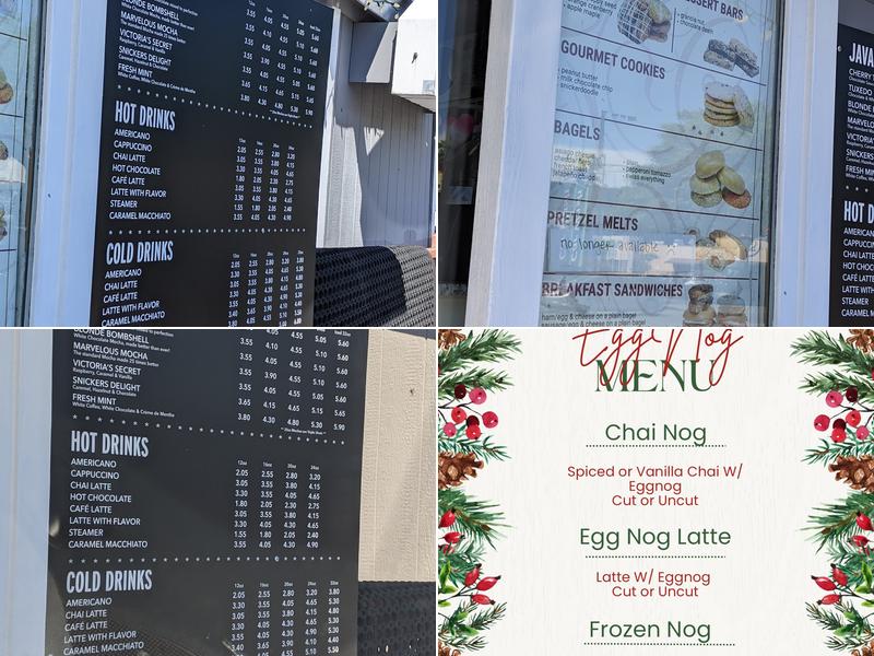 Java Jane Menu