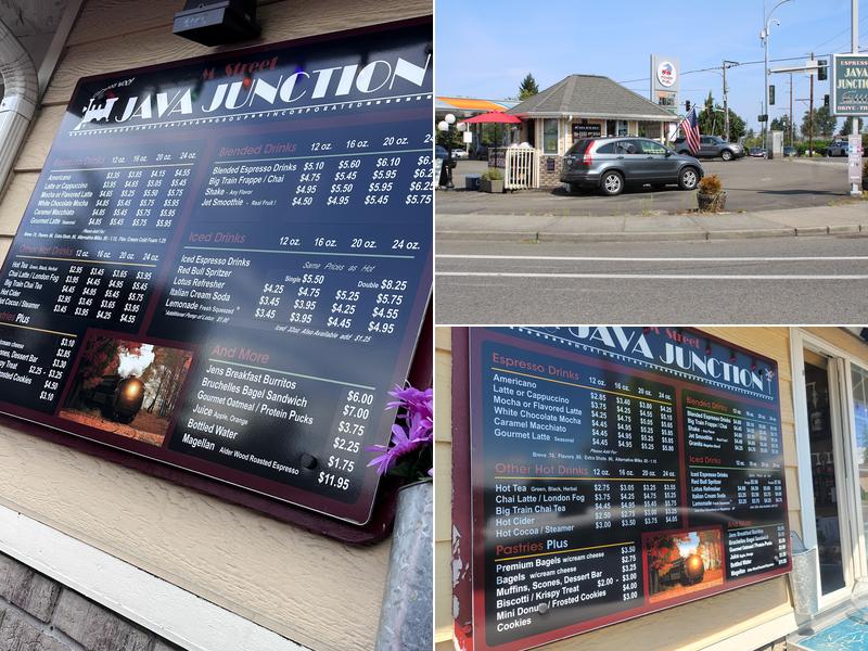 Java Junction espresso Menu