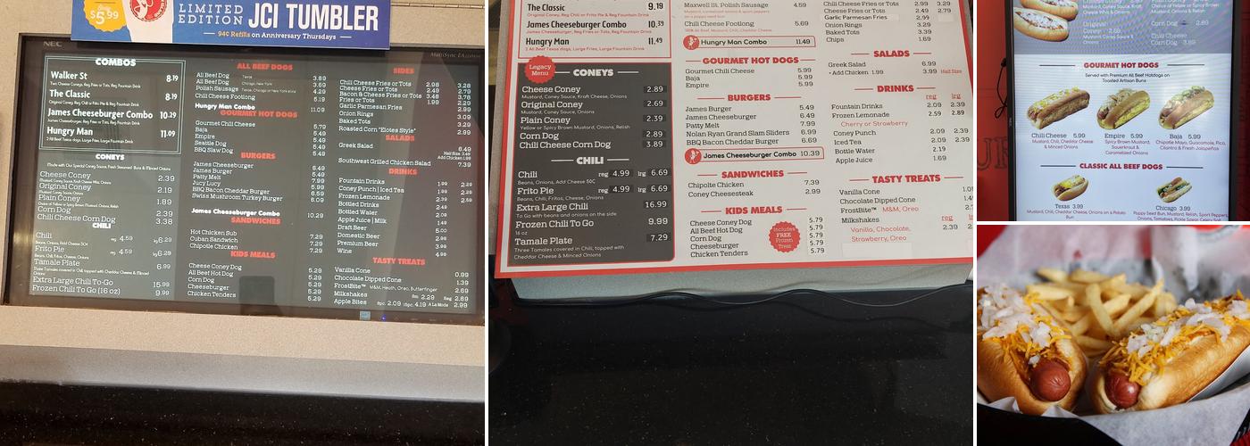 JCI-James Coney Island (Woodlands) Menu