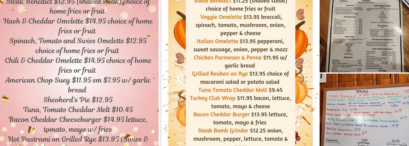 Jennifer's Kitchen Menu
