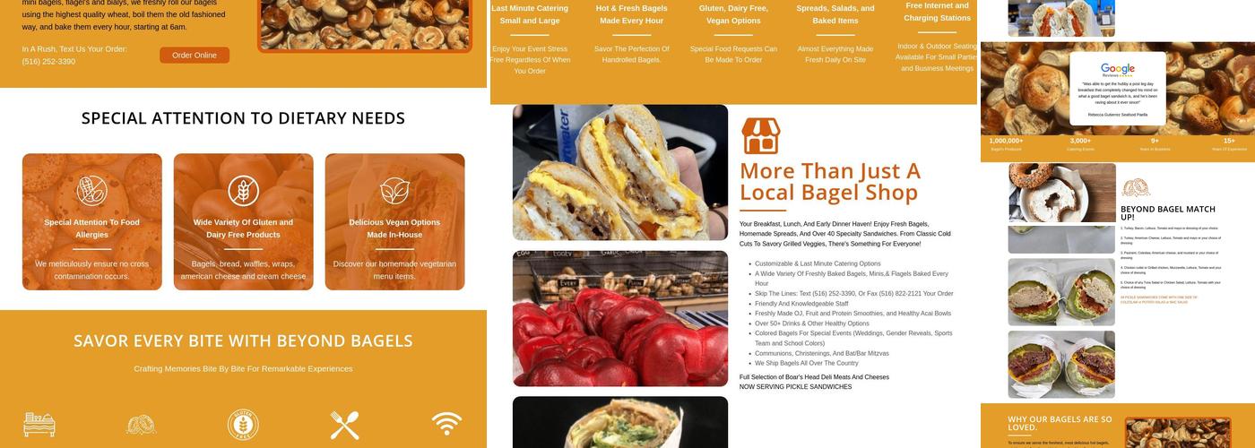 Beyond Bagels Menu