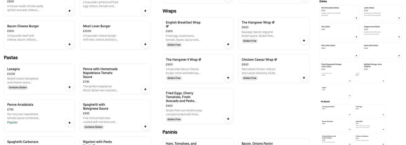 The Village Chippy Menu