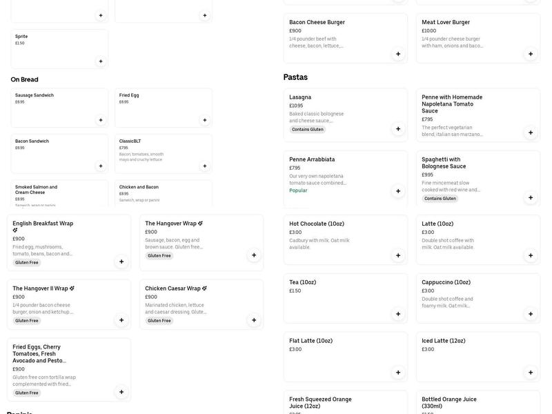 The Village Chippy Menu