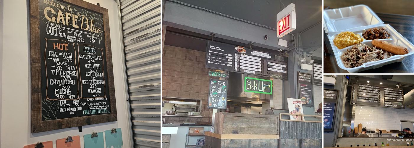 Jerk. Jamaican Barbecue Menu