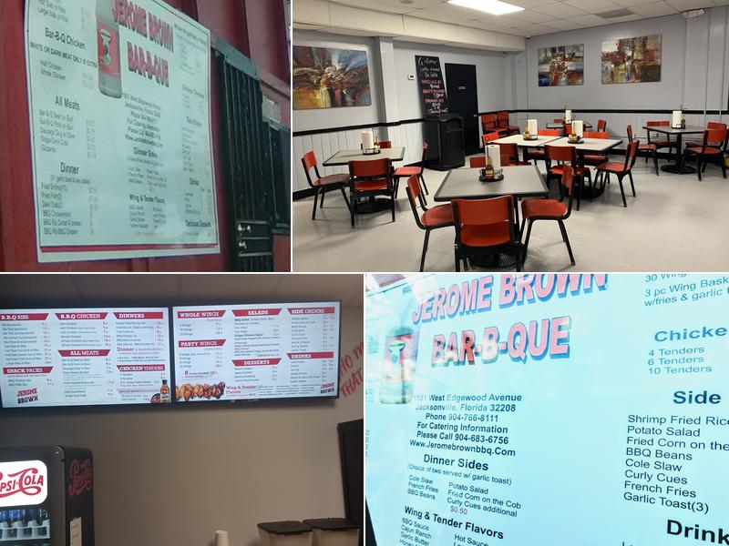 Jerome Brown Barbeque & Wings Menu