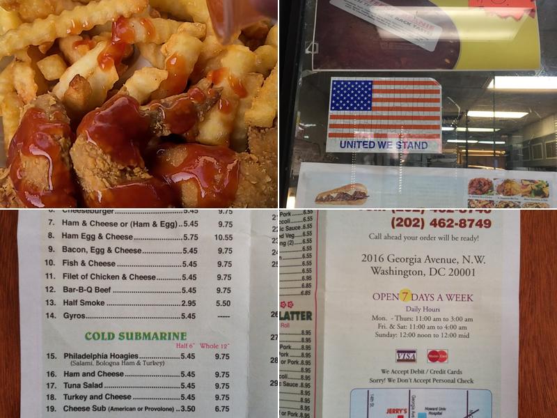 Jerry's Carry Out Menu