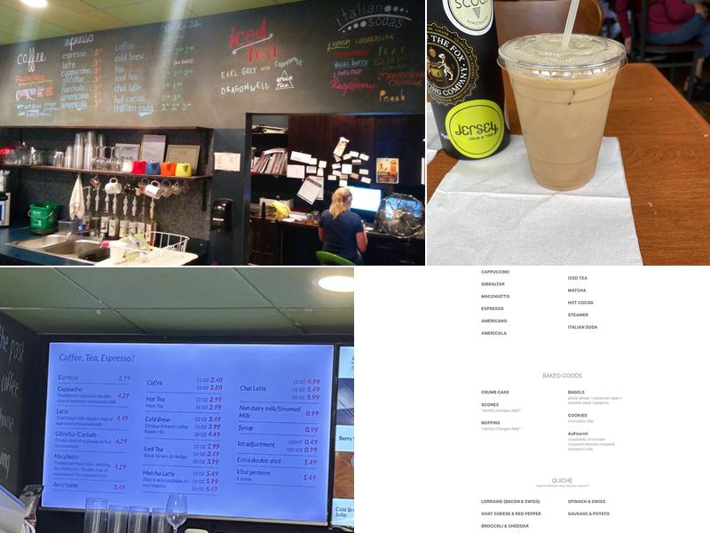 Jersey Java and Tea Co. Menu