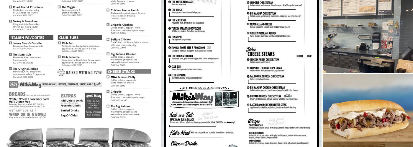 Jersey Mike's Subs Menu