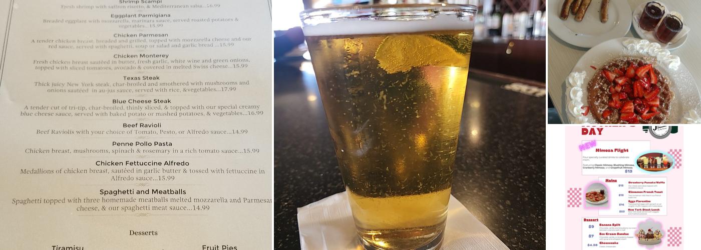 Jim's On the Course Menu