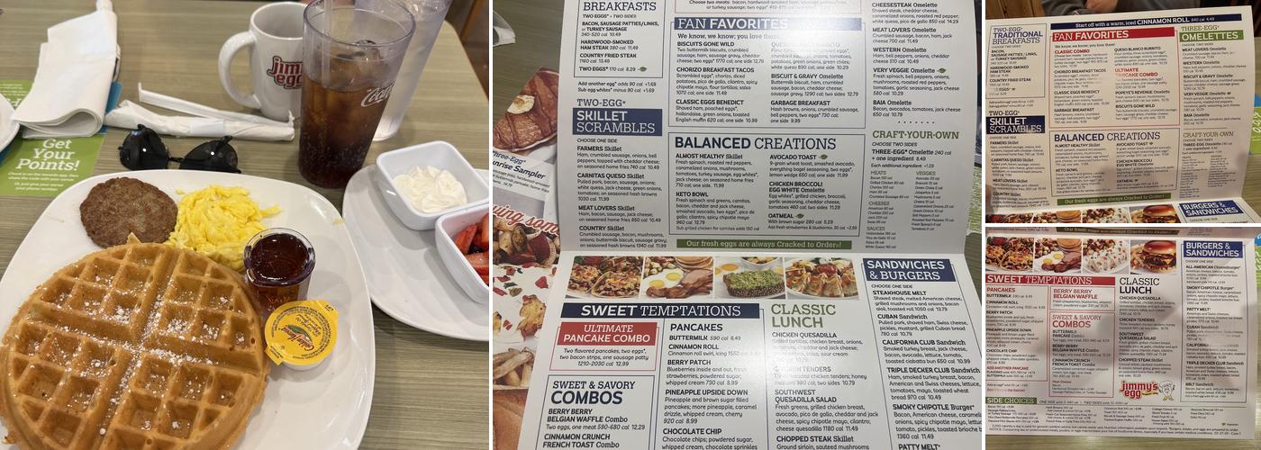 Jimmy's Egg - Springfield, Campbell Ave. Menu
