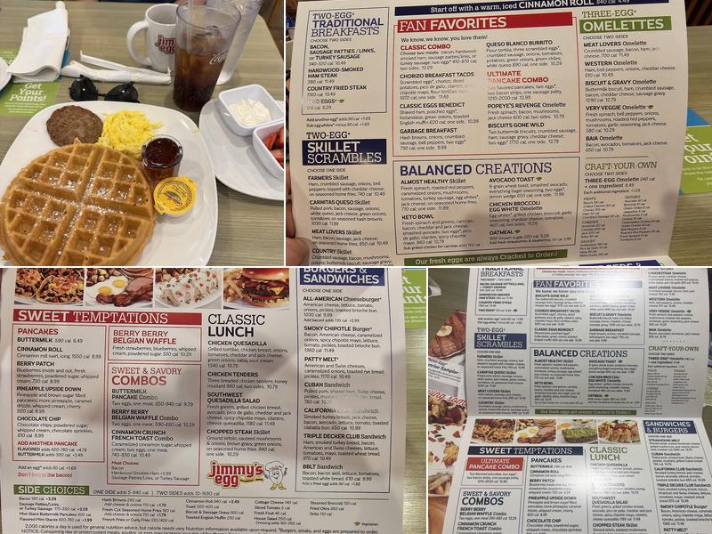 Jimmy's Egg - Springfield, Campbell Ave. Menu