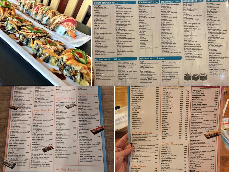 JJANGA Steak & Sushi Menu