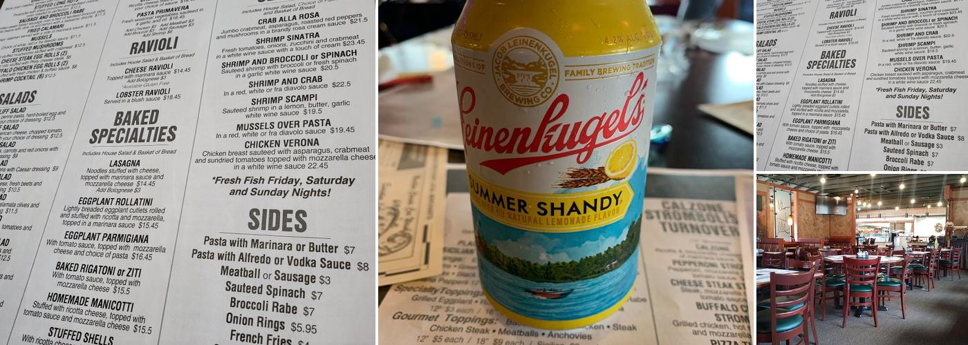 Joe's Pizzeria and Bistro Menu