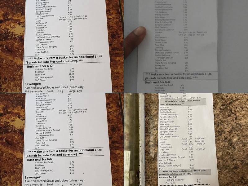Johnson's Restaurant Menu