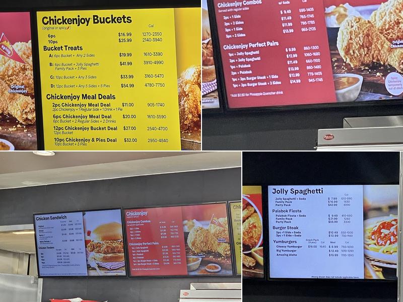 Jollibee Menu