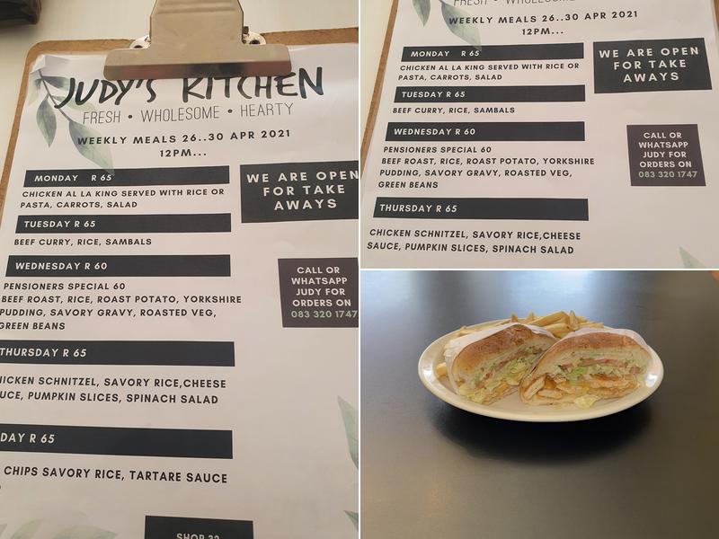 Judy's Kitchen Menu